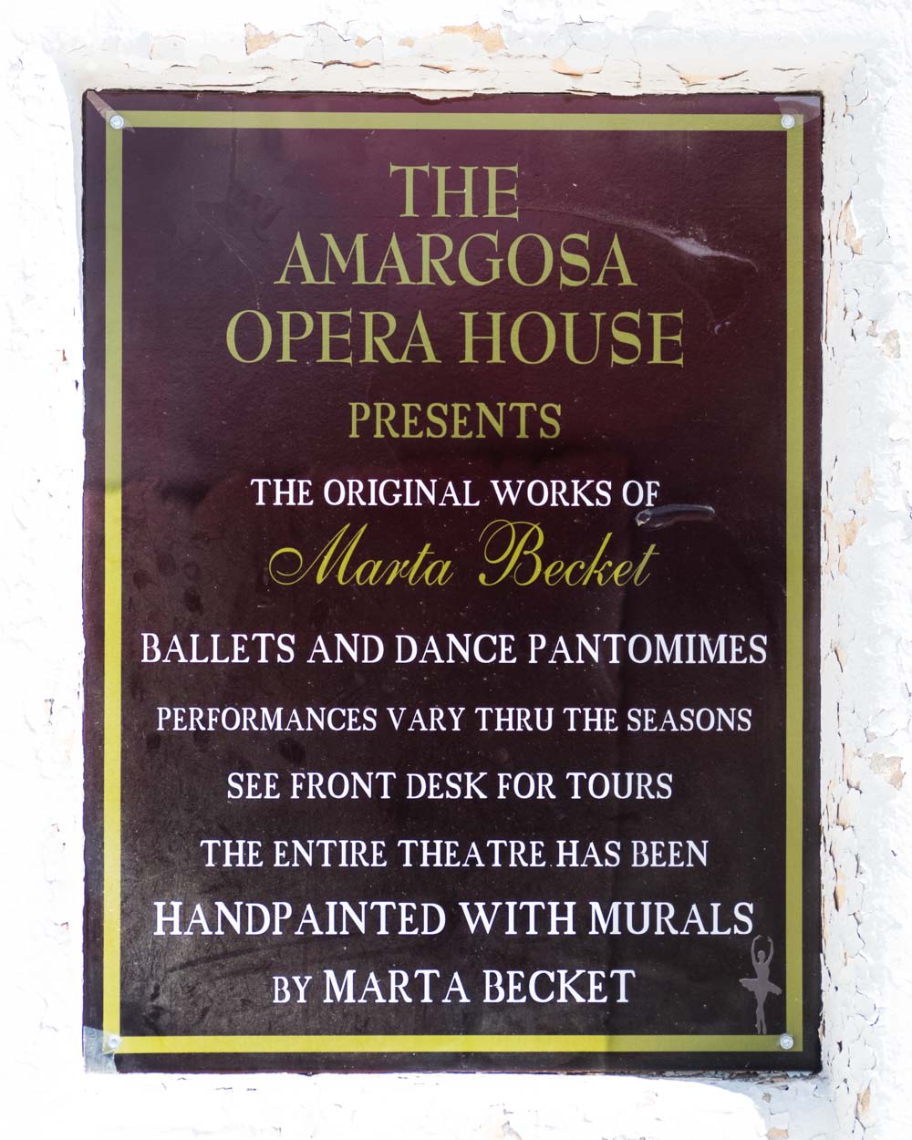 amargosa opera house history