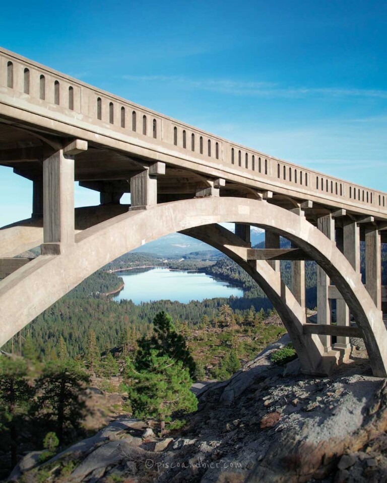 Donner Summit Bridge Donner Lake Rainbow Bridge In Truckee Ca 3923