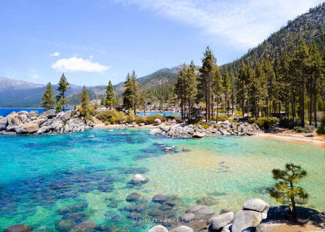 Map Of Lake Tahoe Beaches Piscoandbier