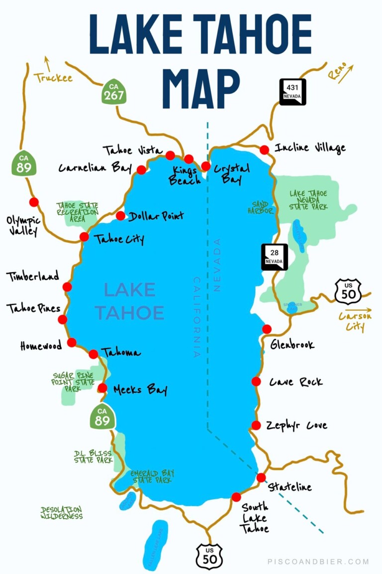 Map Of Lake Tahoe Piscoandbier   Map Of Lake Tahoe Map 768x1152 